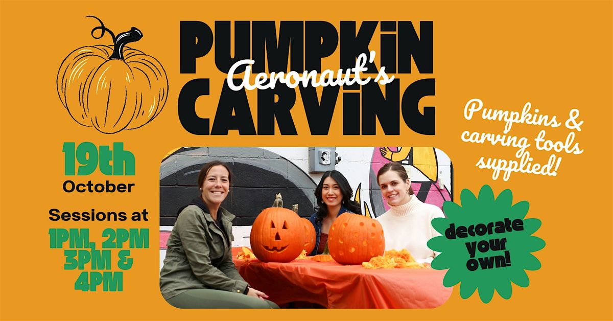 Pumpkin Carving at AERONAUT, 19 October | Event in Somerville | AllEvents