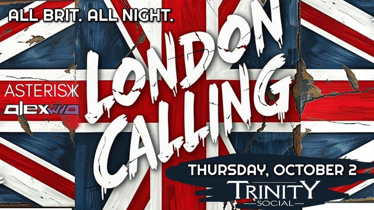 London Calling at Trinity Social, 2 October | Event in Kingston | AllEvents