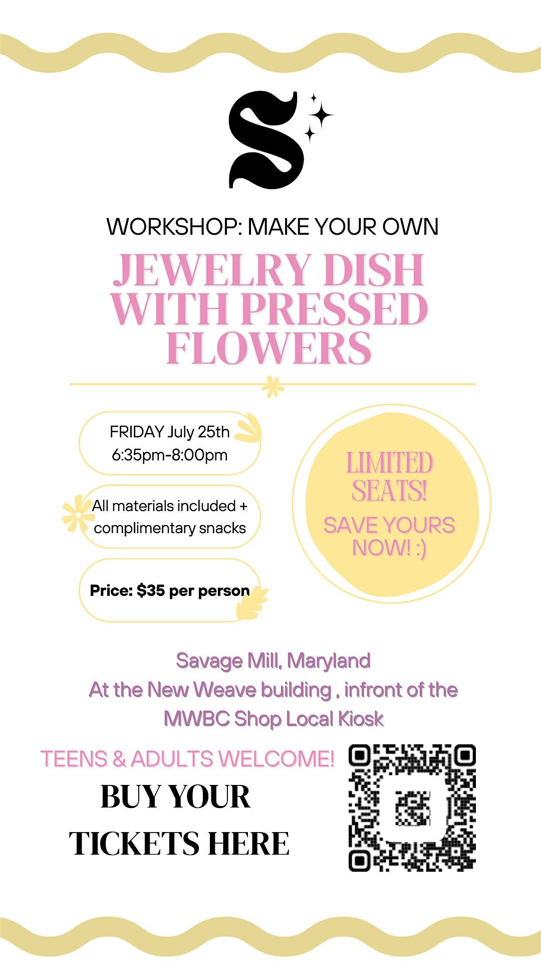 Workshop - make your own jewelry dish with dry pressed flowers, 25 July | Event in Savage | AllEvents