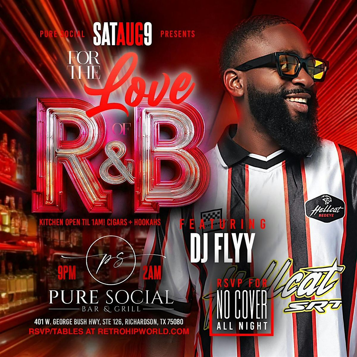 For The Love of R&B Saturday with DJ FLYY, 9 August | Event in Richardson | AllEvents