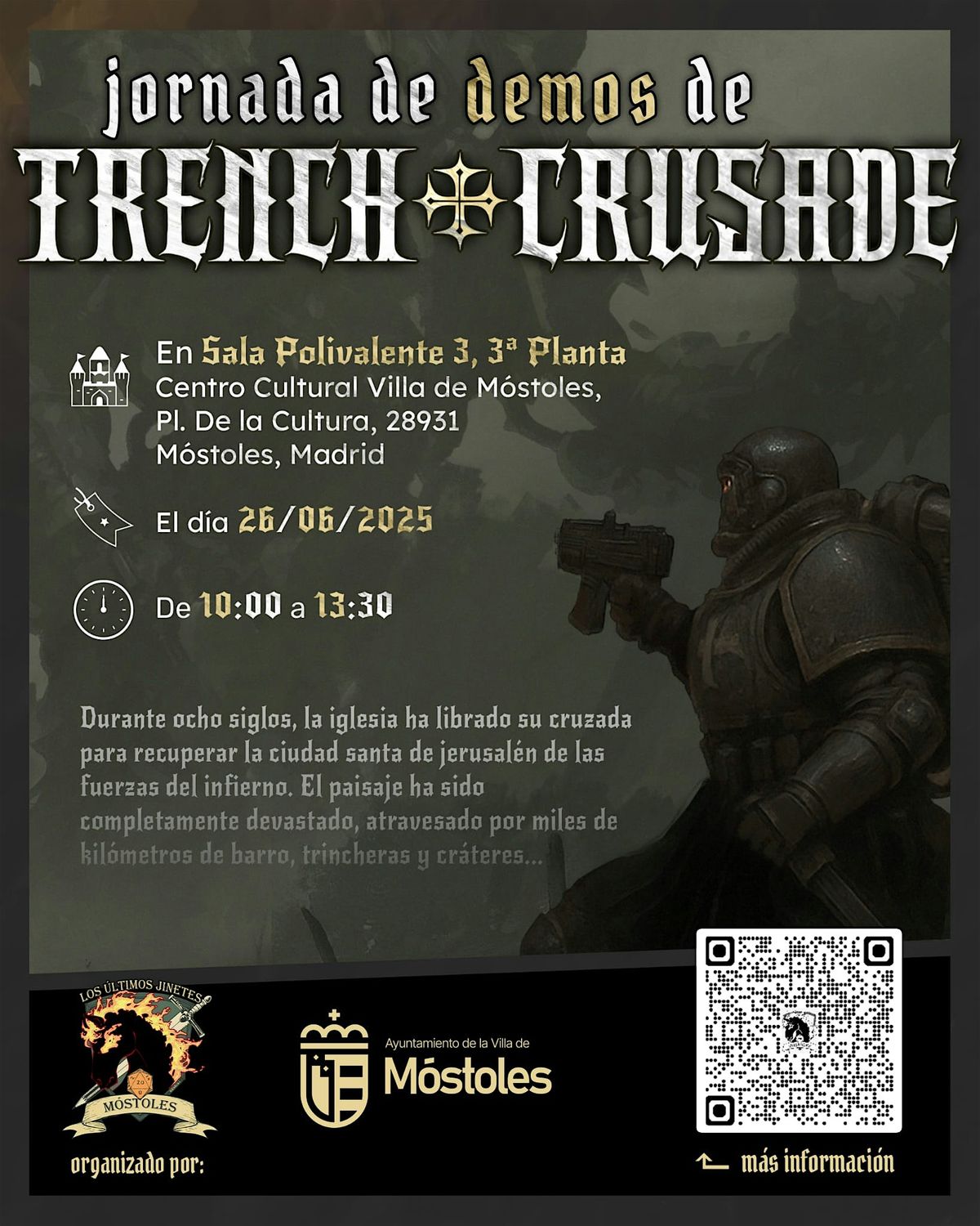 Trench Crusader Demo, 28 June | Event in Móstoles | AllEvents