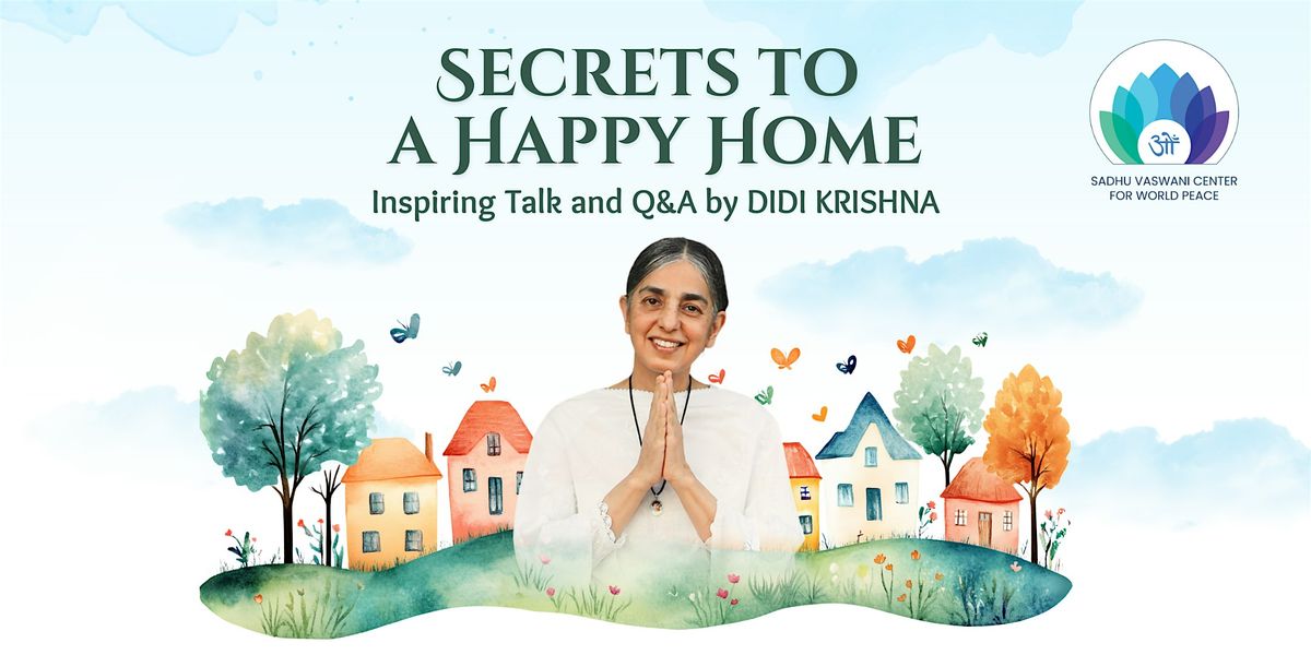 Secrets to a Happy Home – Interactive Talk with Didi Krishna in NJ, 4 June | Event in Bridgewater | AllEvents