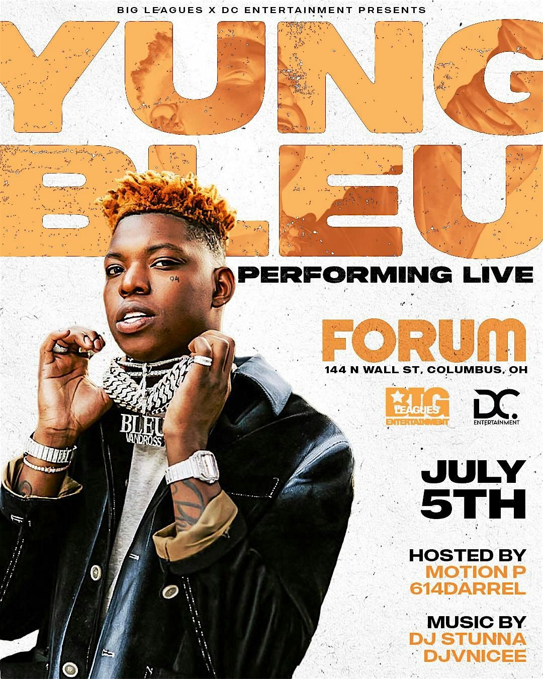 YUNG BLEU & FRIENDS PERFORMING LIVE, 5 July | Event in Columbus | AllEvents