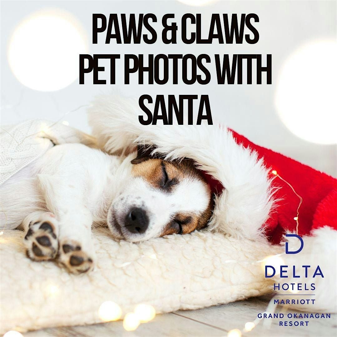 Paws Claws Santa Pet Photos at The Delta Grand, Delta Hotels by