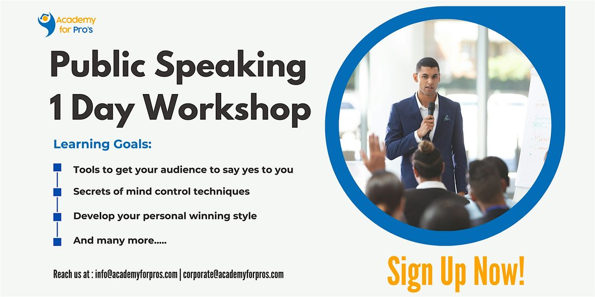 Speak Like a Pro : 1 Day Workshop in Saint Paul, MN, 1 August | Event in St. Paul | AllEvents