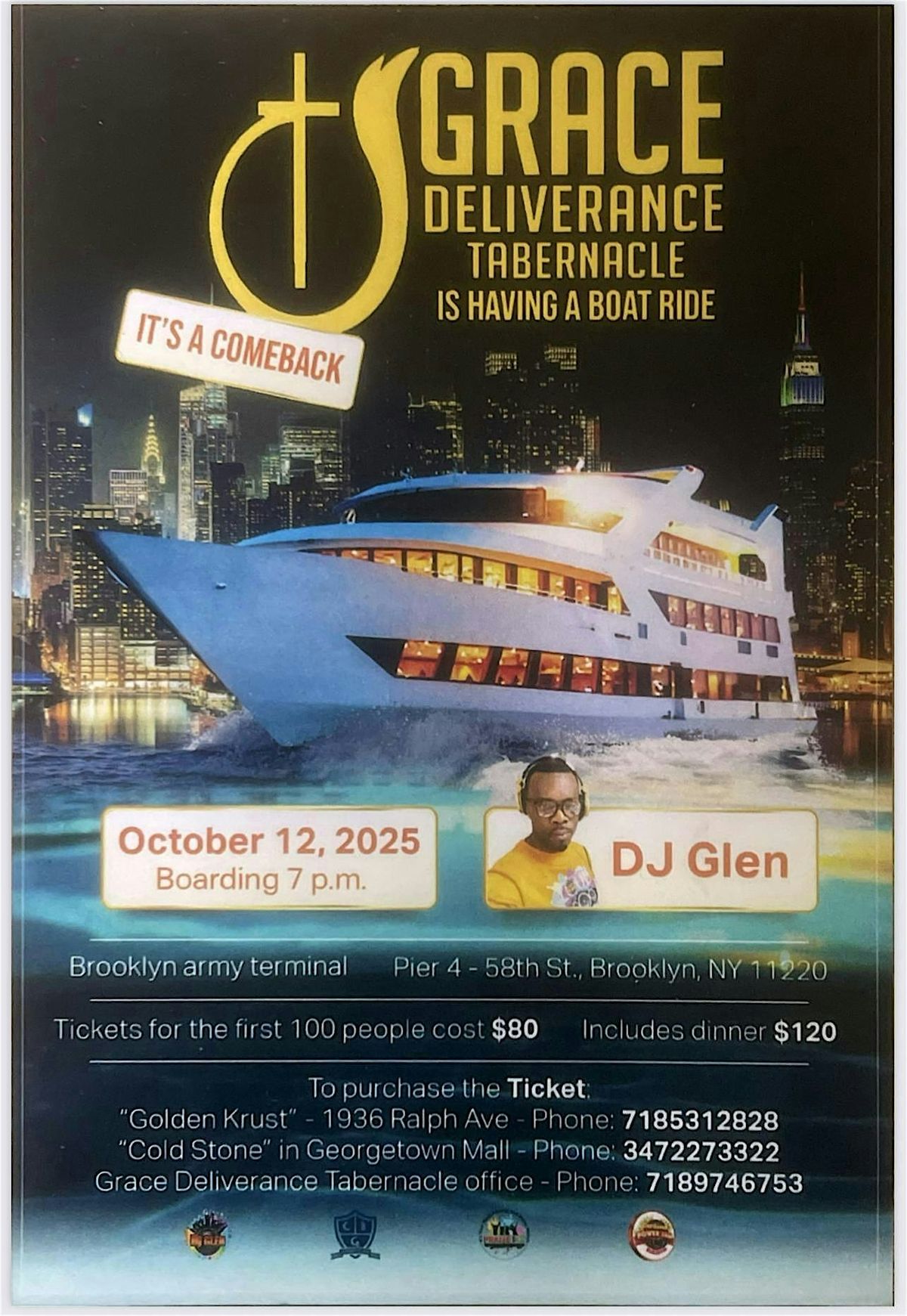 GDT’s Comeback Sailing, 12 October | Event in Brooklyn | AllEvents