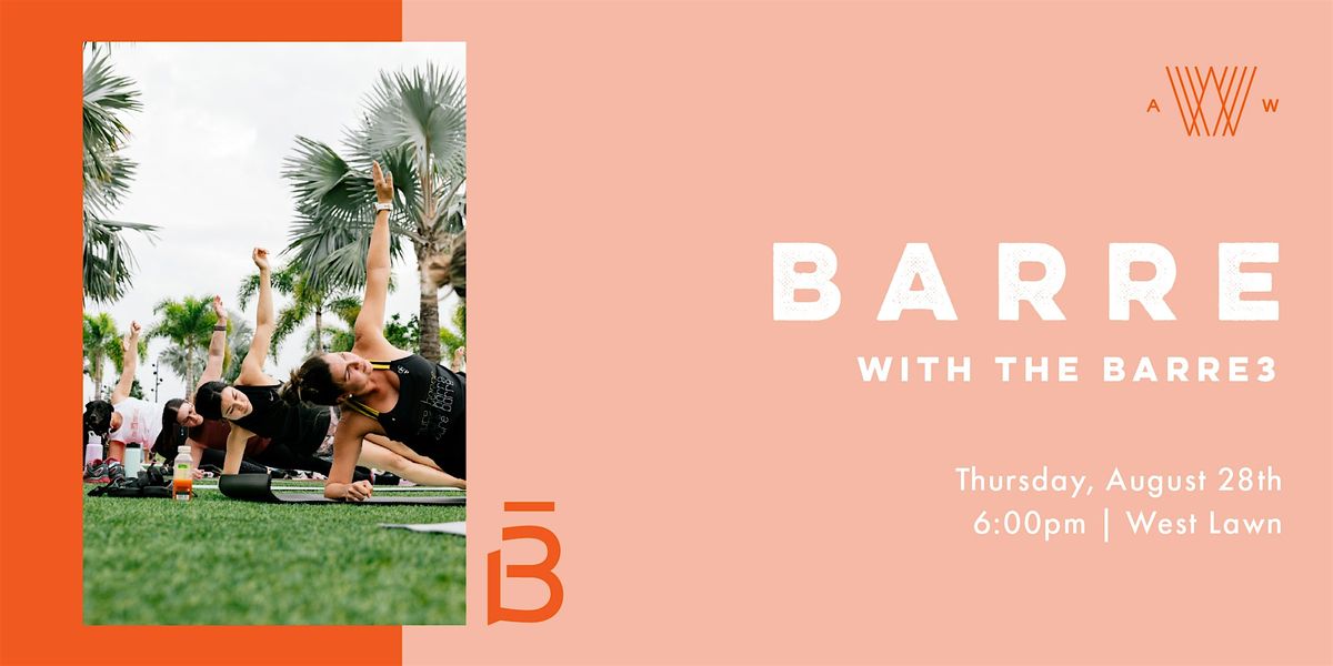 Barre with Barre3, 28 August | Event in Tampa | AllEvents