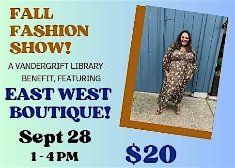 Fall Fashion Show featuring EAST WEST BOUTIQUE!, 28 September | Event in Vandergrift | AllEvents