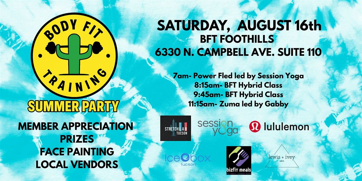 BFT Block Party, 16 August | Event in Tucson | AllEvents