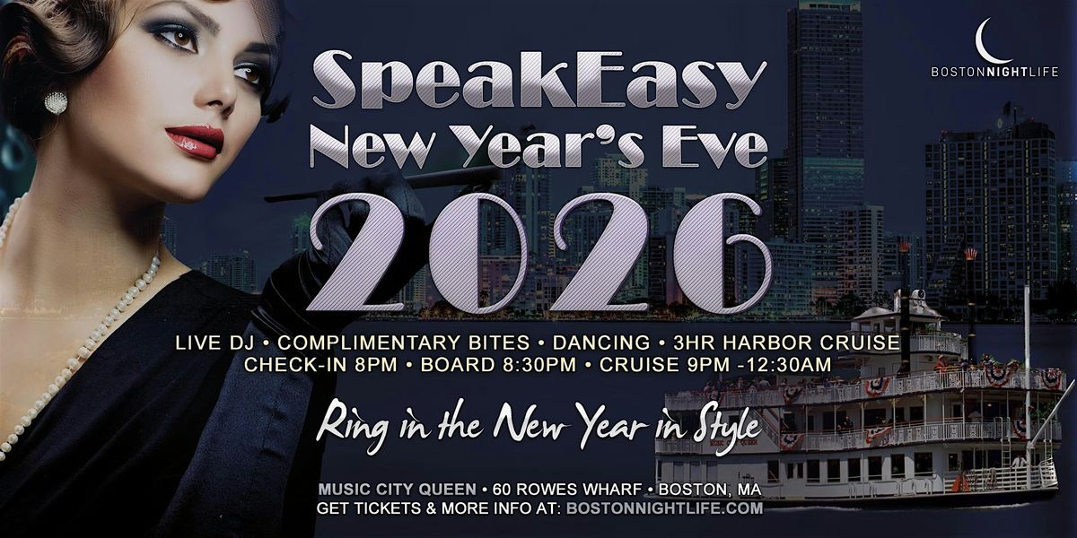 Boston New Year's Eve Party 2026 - Speakeasy Cruise, 31 December | Event in Boston	 | AllEvents