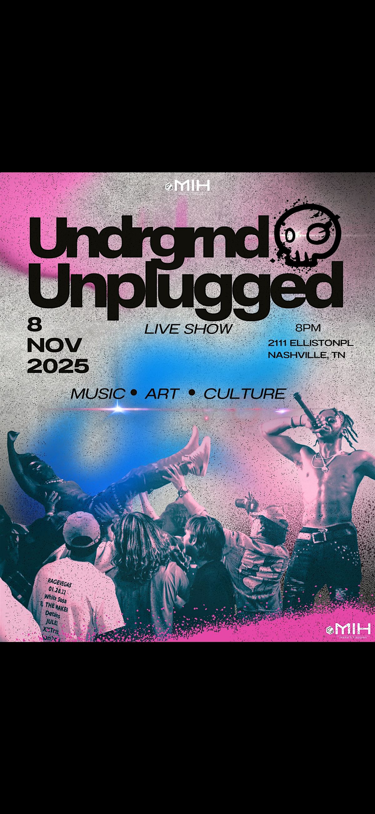 UNDRGRND UNPLUGGED general admission, 8 November | Event in Nashville | AllEvents