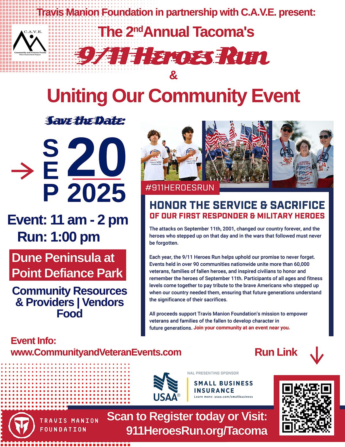 2nd Annual Tacoma's  9/11 Heroes Run: Uniting Our Community, 20 September | Event in Tacoma | AllEvents
