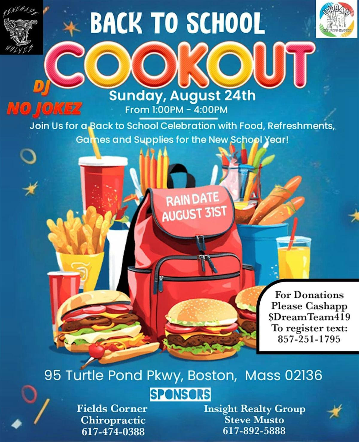 Back To School Cookout, 24 August | Event in Boston | AllEvents
