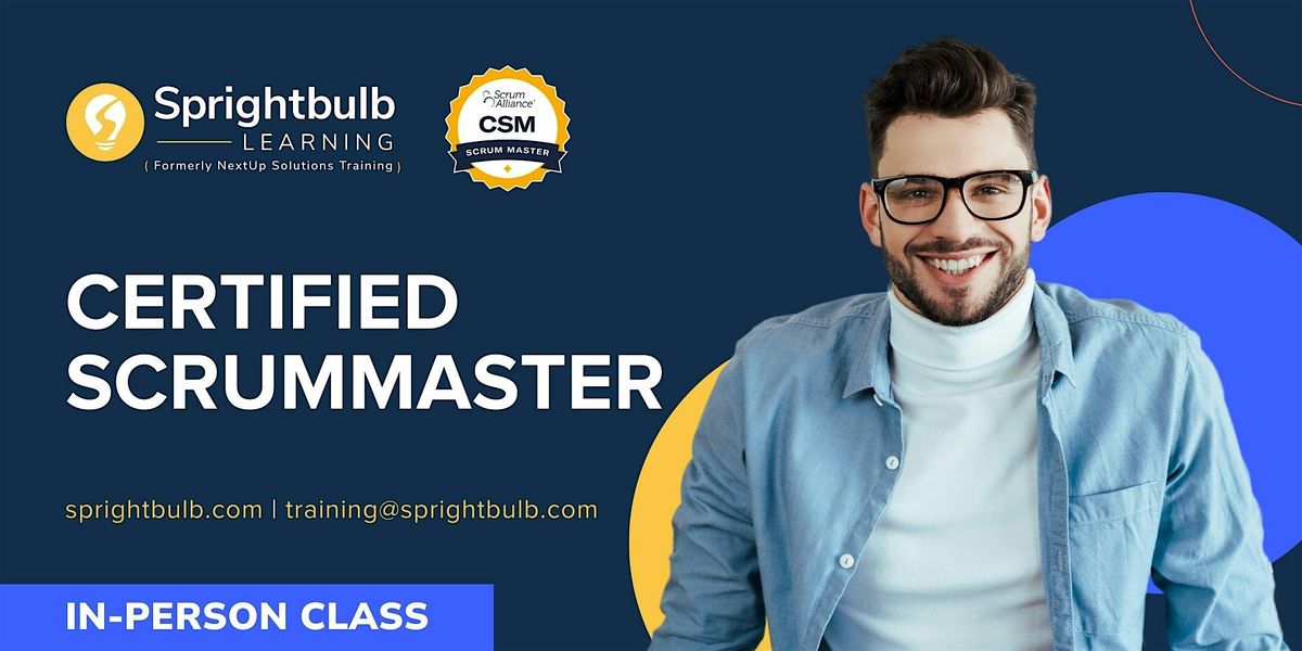 Certified ScrumMaster (CSM) Training in Herndon, VA, 8 December | Event in Herndon | AllEvents