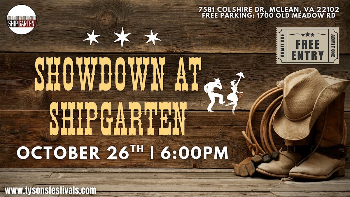 Showdown At Shipgarten, 26 October | Event in Mclean | AllEvents