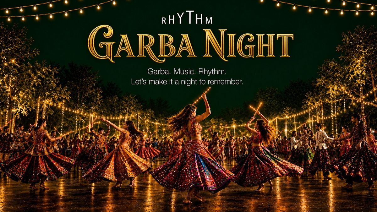Rhythm Garba Night, Rhythm by Osaka rooftop restaurant, Jaipur, 17 ...