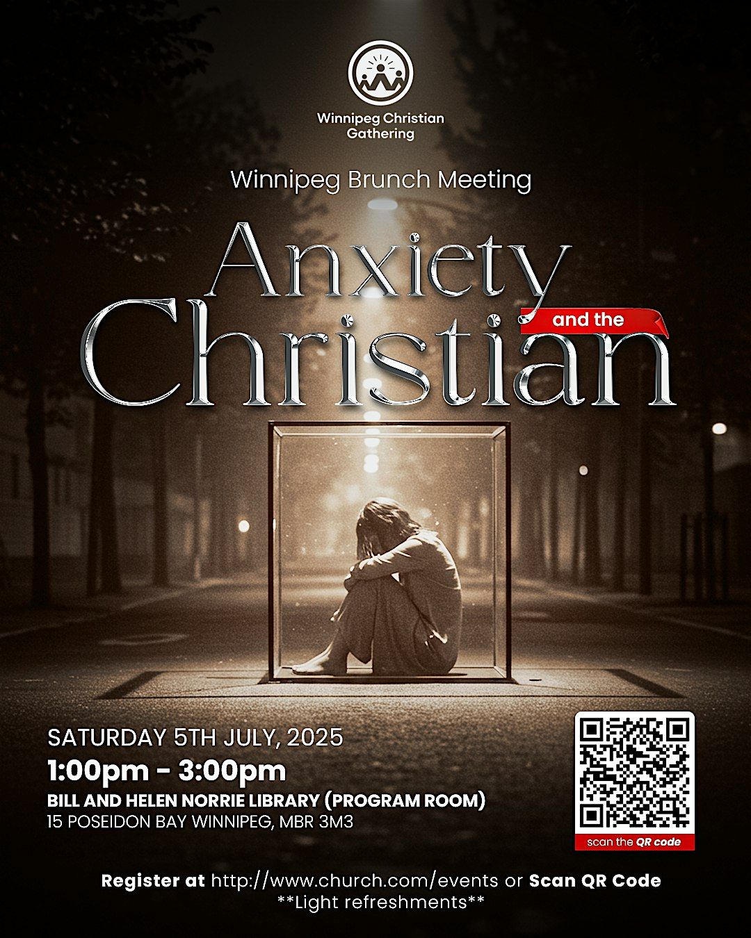 Anxiety and The Christian, 5 July | Event in Winnipeg | AllEvents