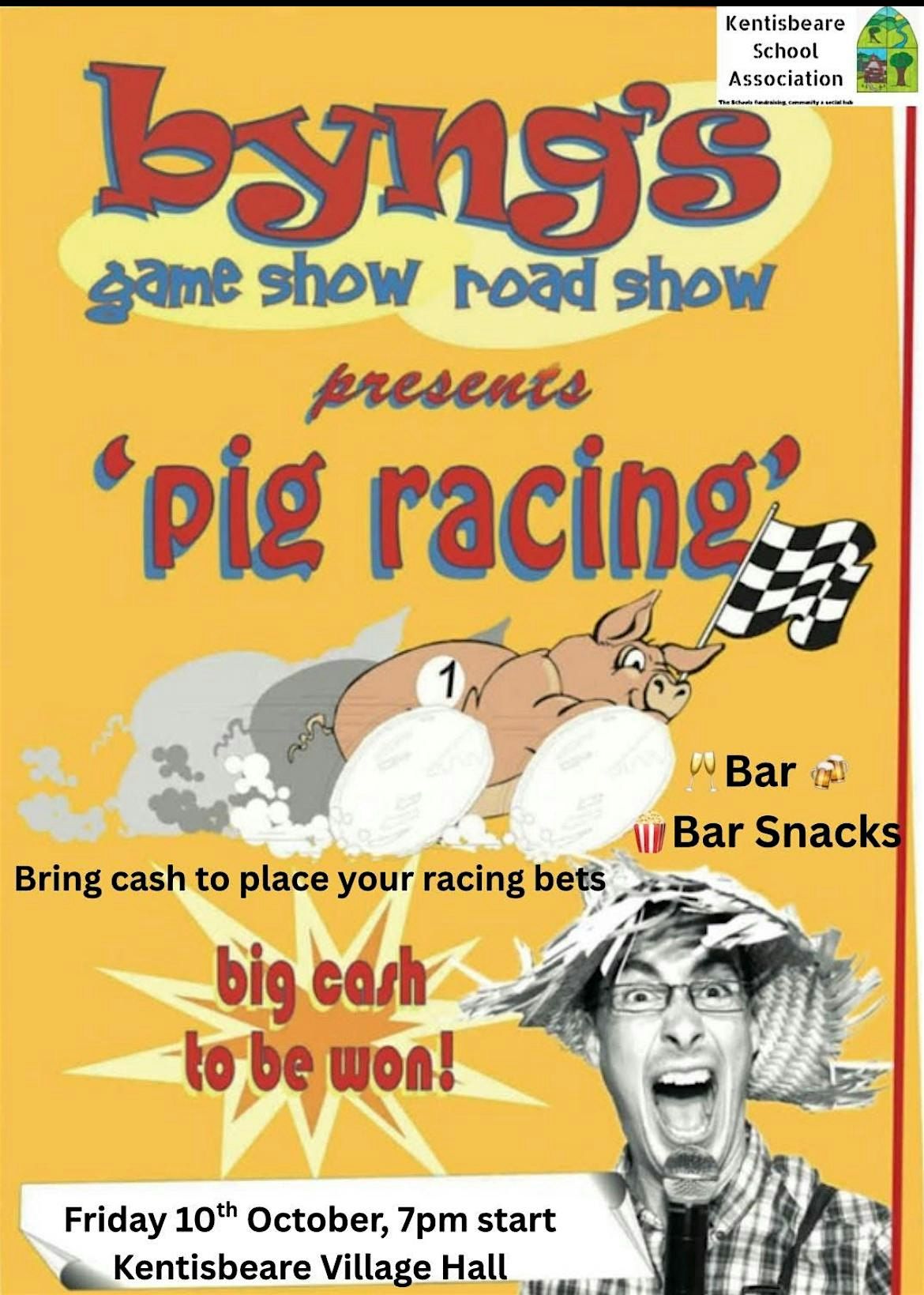 Pig Racing Family friendly fun evening raising funds for Kentisbeare School, 10 October | Event in Kentisbeare