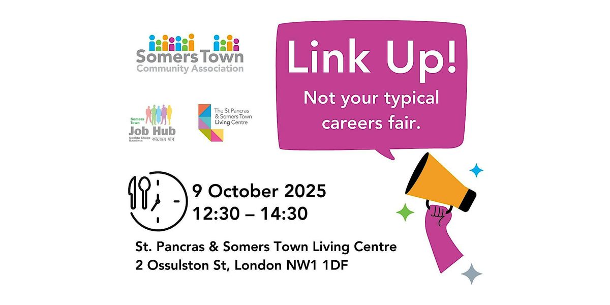 Link Up! Not your typical careers fair., 9 October | Event in London | AllEvents