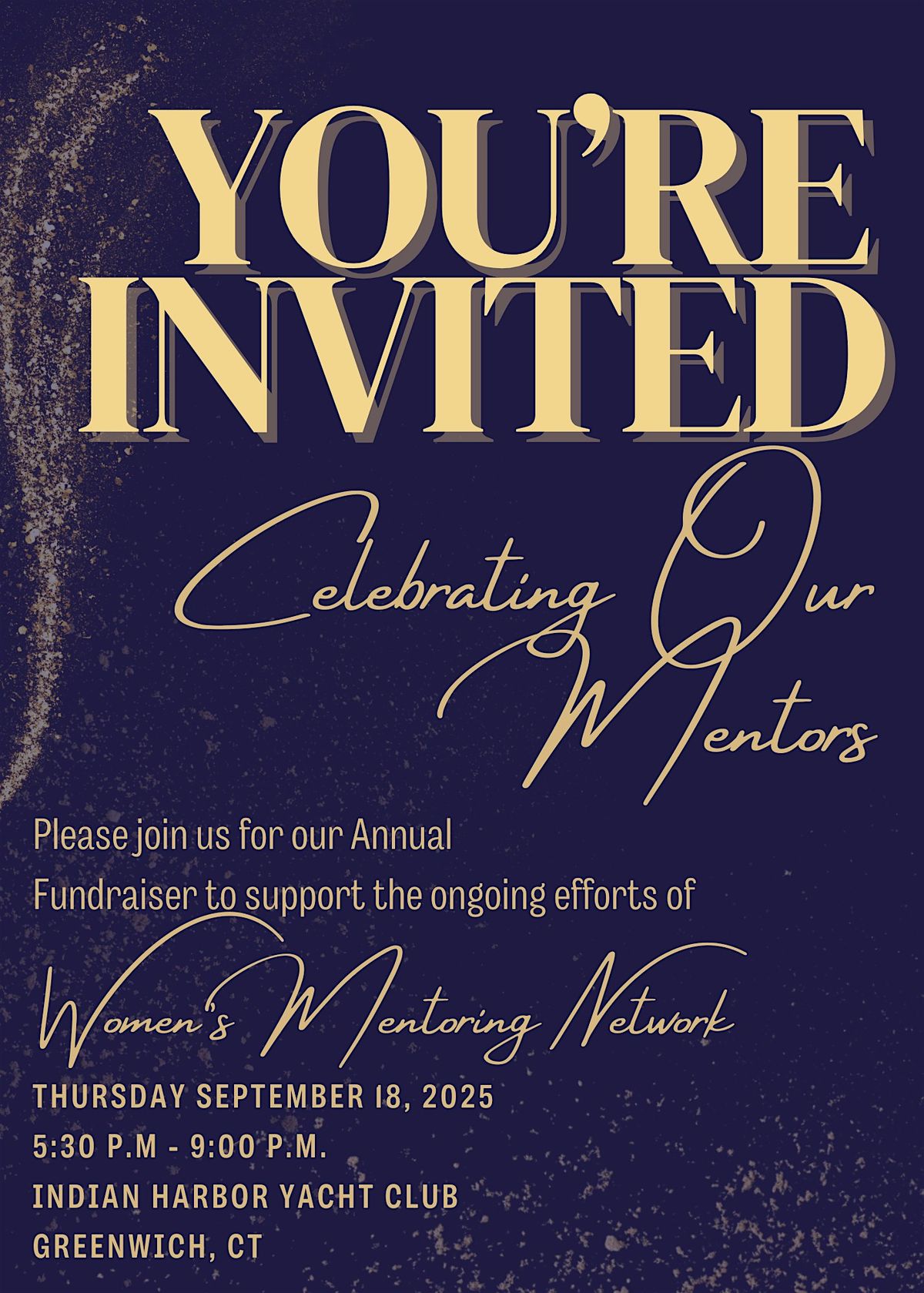 Celebrating Our Mentors - A Fundraiser to Support Women's Mentoring Network, 18 September | Event in Greenwich