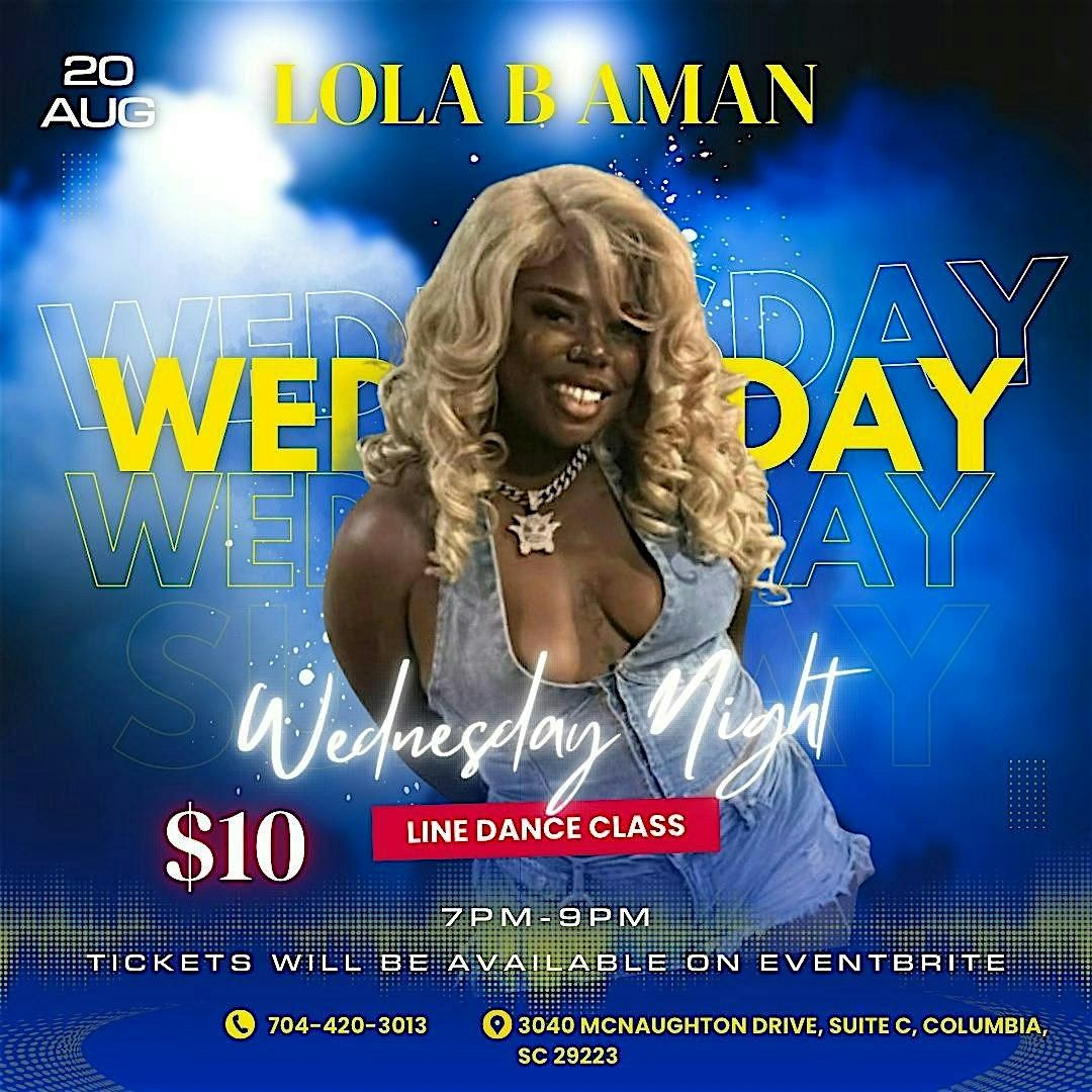 Line Dance Class with Lola B Aman, 20 August | Event in Columbia | AllEvents