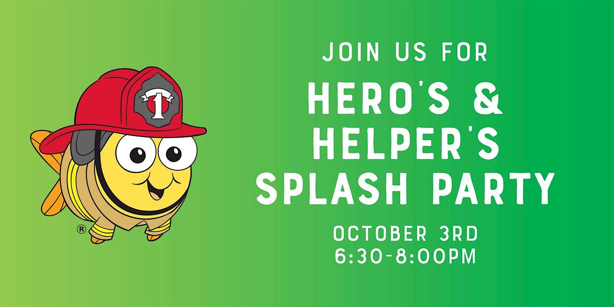 Hero's & Helpers Splash Party, 3 October | Event in Carrollton | AllEvents