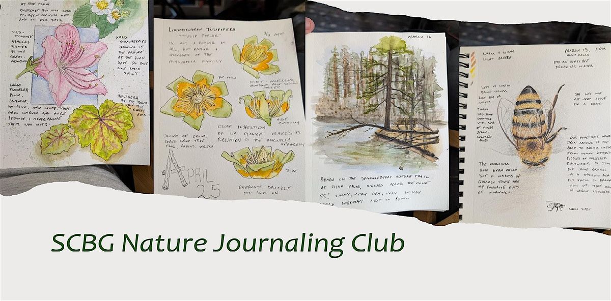 SCBG Nature Journaling Club, Fall 2025, 5 September | Event in Clemson | AllEvents