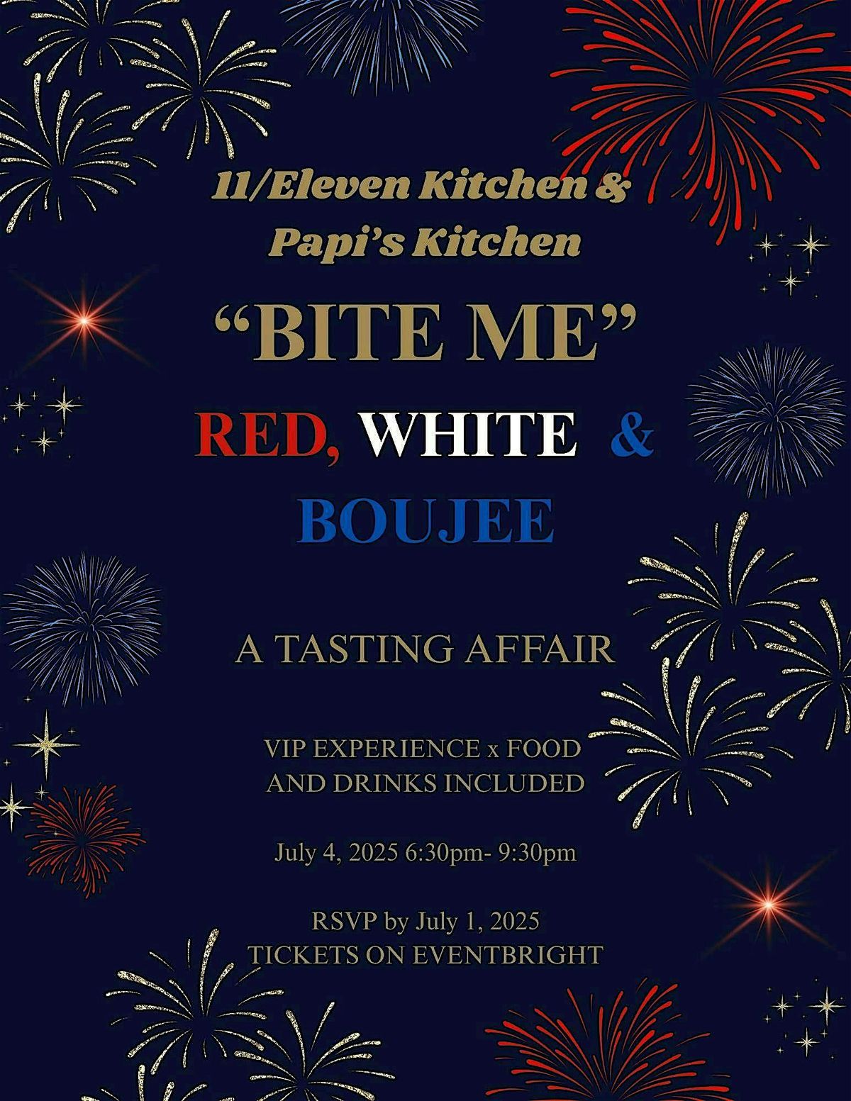 Bite Me: Red, White and Boujee, 4 July | AllEvents