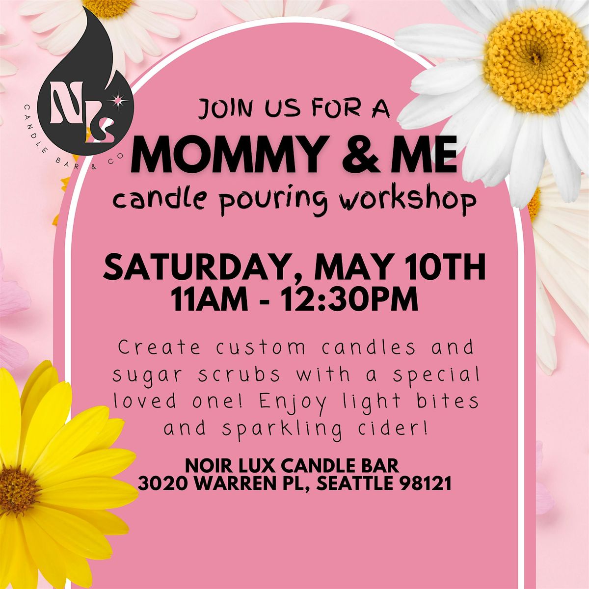 Mommy & Me Candle Pouring Workshop, 10 May | Event in Seattle | AllEvents