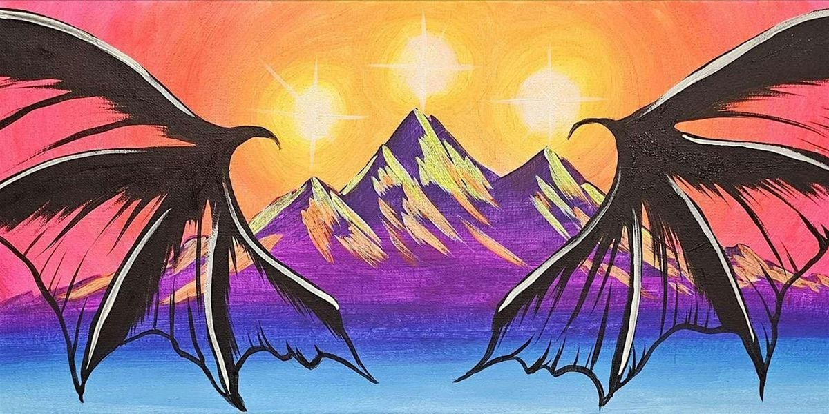 The Sunlit Mountain With Prosperous Wings - Paint and Sip by Classpop!™, 30 May | Event in Pearland | AllEvents