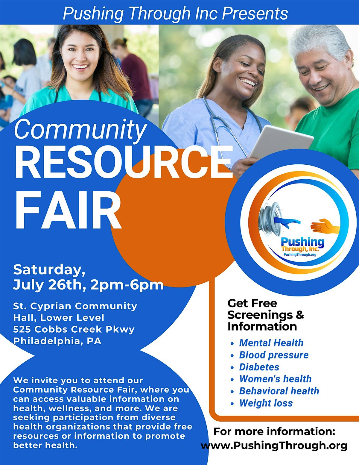 Community Resource Fair, 26 July | Event in Philadelphia | AllEvents