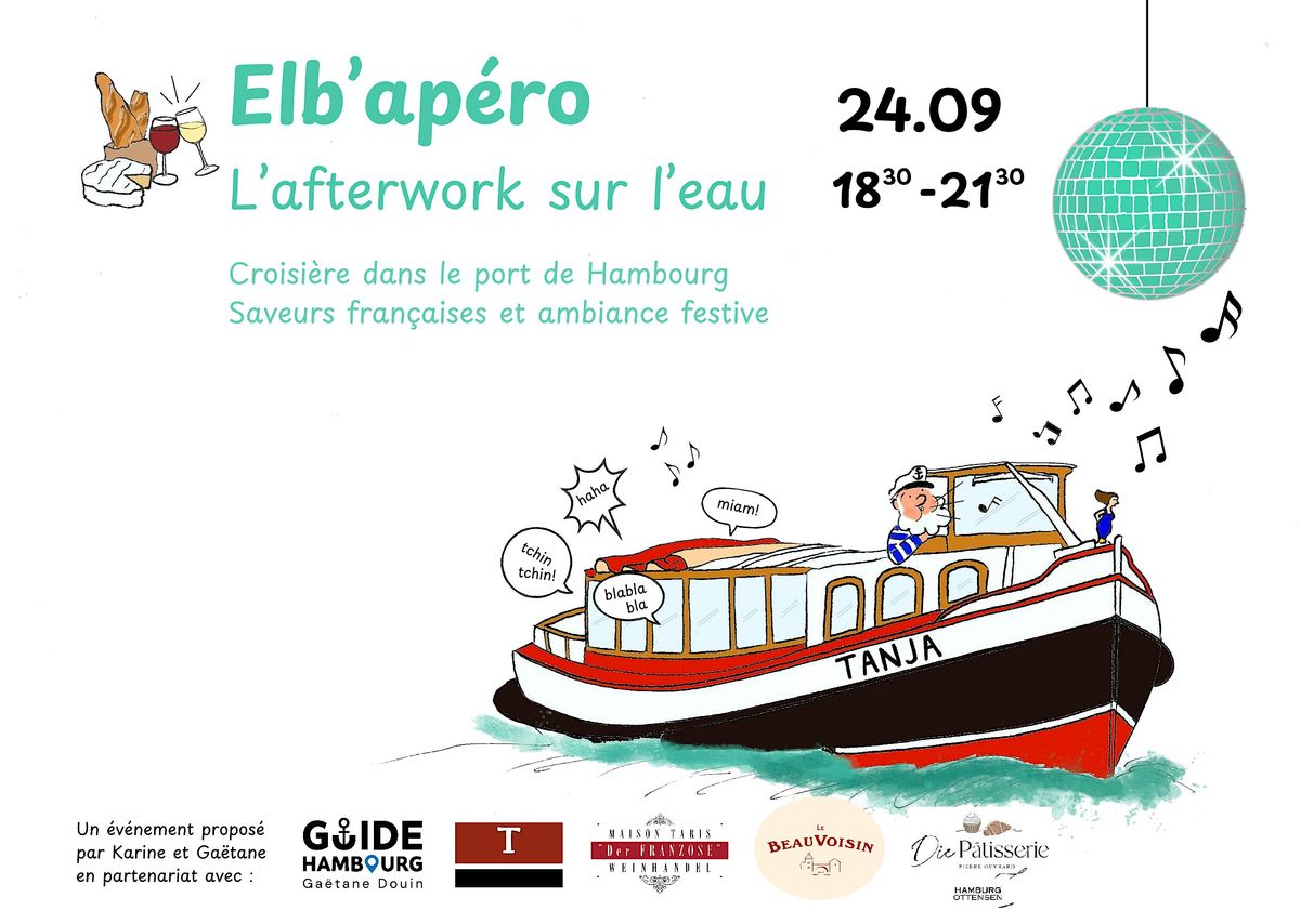 Elb'apéro, l'afterwork sur l'eau, 24 September | Event in Hamburg | AllEvents