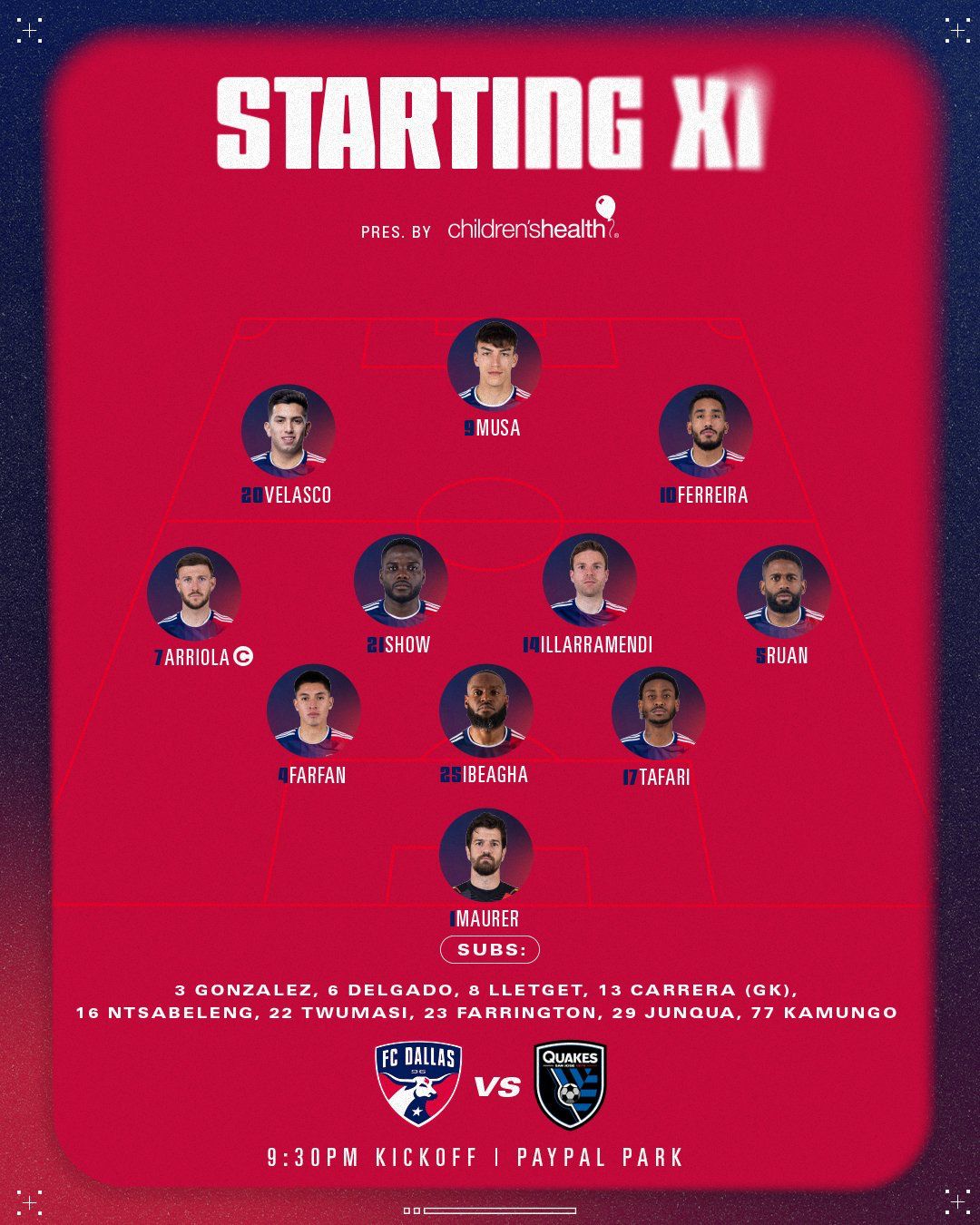 San Jose Earthquakes vs. FC Dallas, 15 July | Event in San Jose | AllEvents