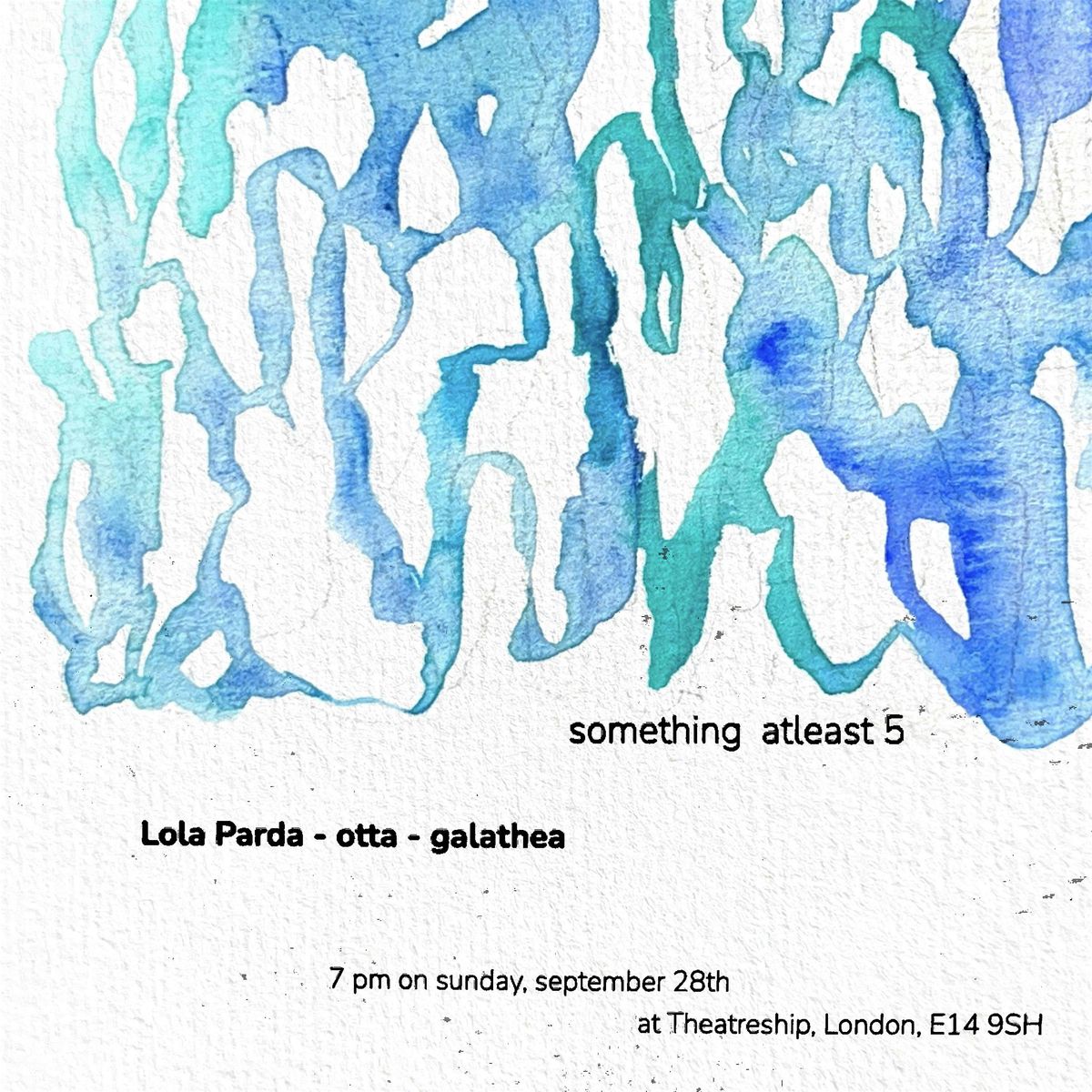 Guest Event: SOMETHING ATLEAST #5, 28 September | Event in London | AllEvents