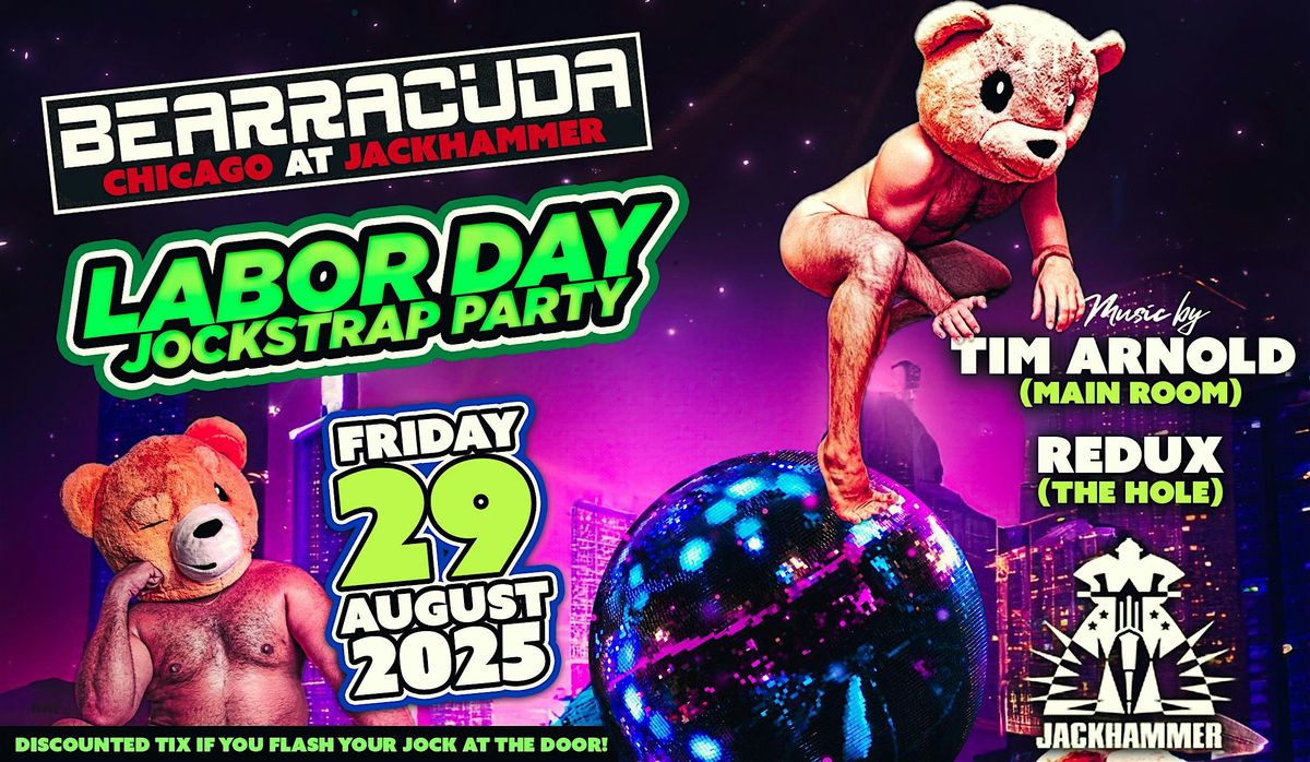 Bearracuda Chicago: Labor Day Jockstrap Party!, 29 August | Event in Chicago | AllEvents