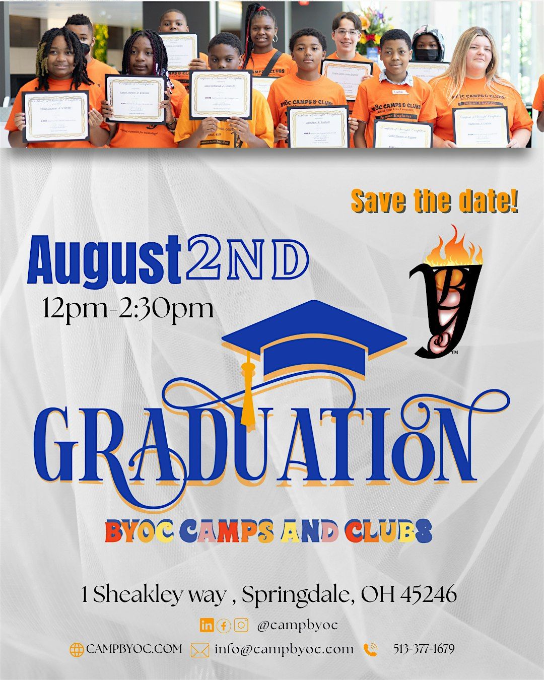 BYOC 2025 Graduation, 2 August | Event in Cincinnati | AllEvents