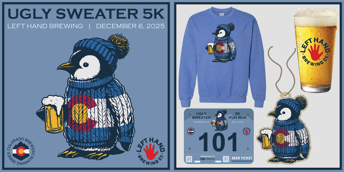 Ugly Sweater 5k @ Left Hand Brewing Co. | 2025 CO Brewery Running Series, 6 December | Event in Longmont | AllEvents