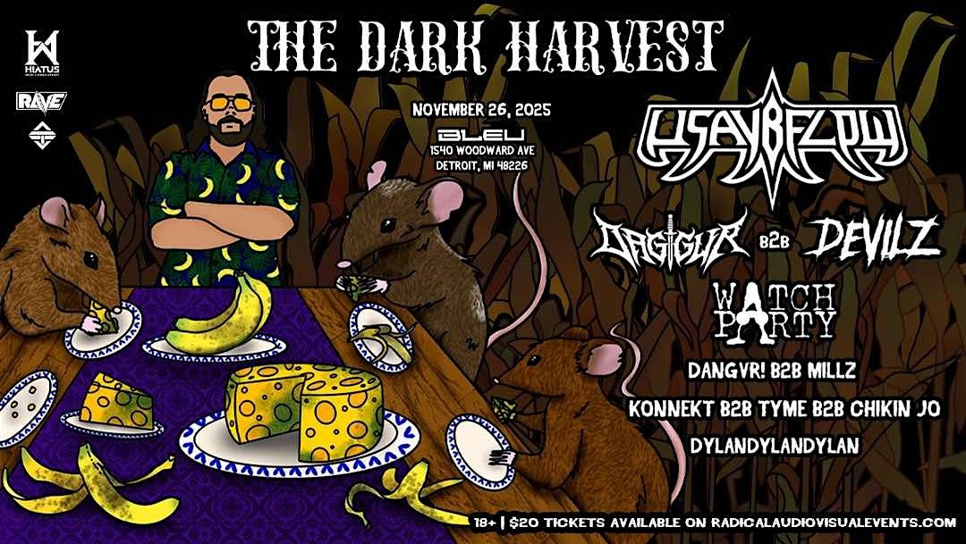 The Dark Harvest - feat. uSAYbFLOW, 26 November | Event in Detroit | AllEvents