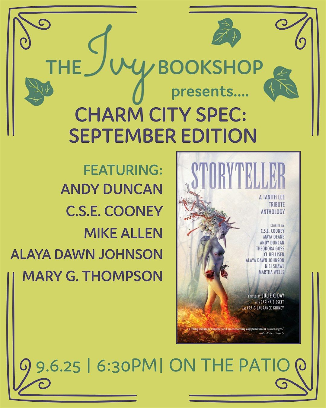 Charm City Spec: September Edition, 6 September | Event in Baltimore | AllEvents