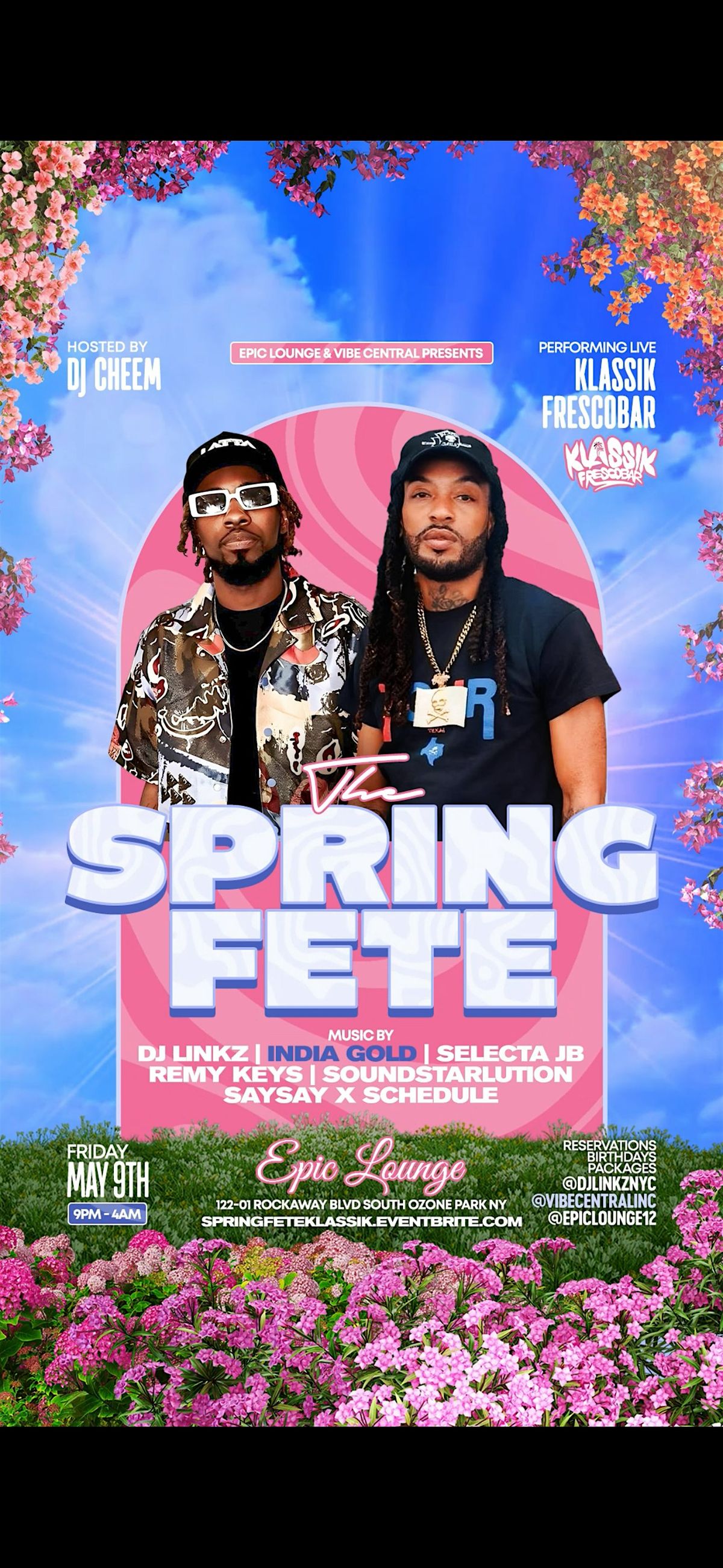 THE SPRING FETE | KLASSIK FRESCOBAR LIVE | Event in Queens | AllEvents