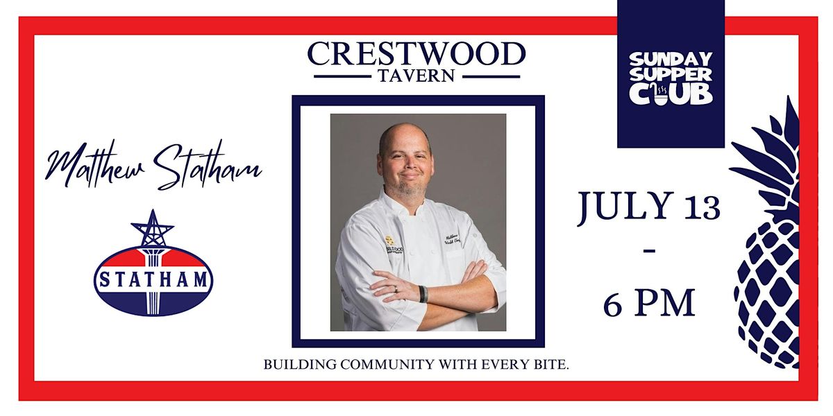 Sunday Supper Club feat. Chef Matthew Statham, 13 July | Event in Birmingham | AllEvents