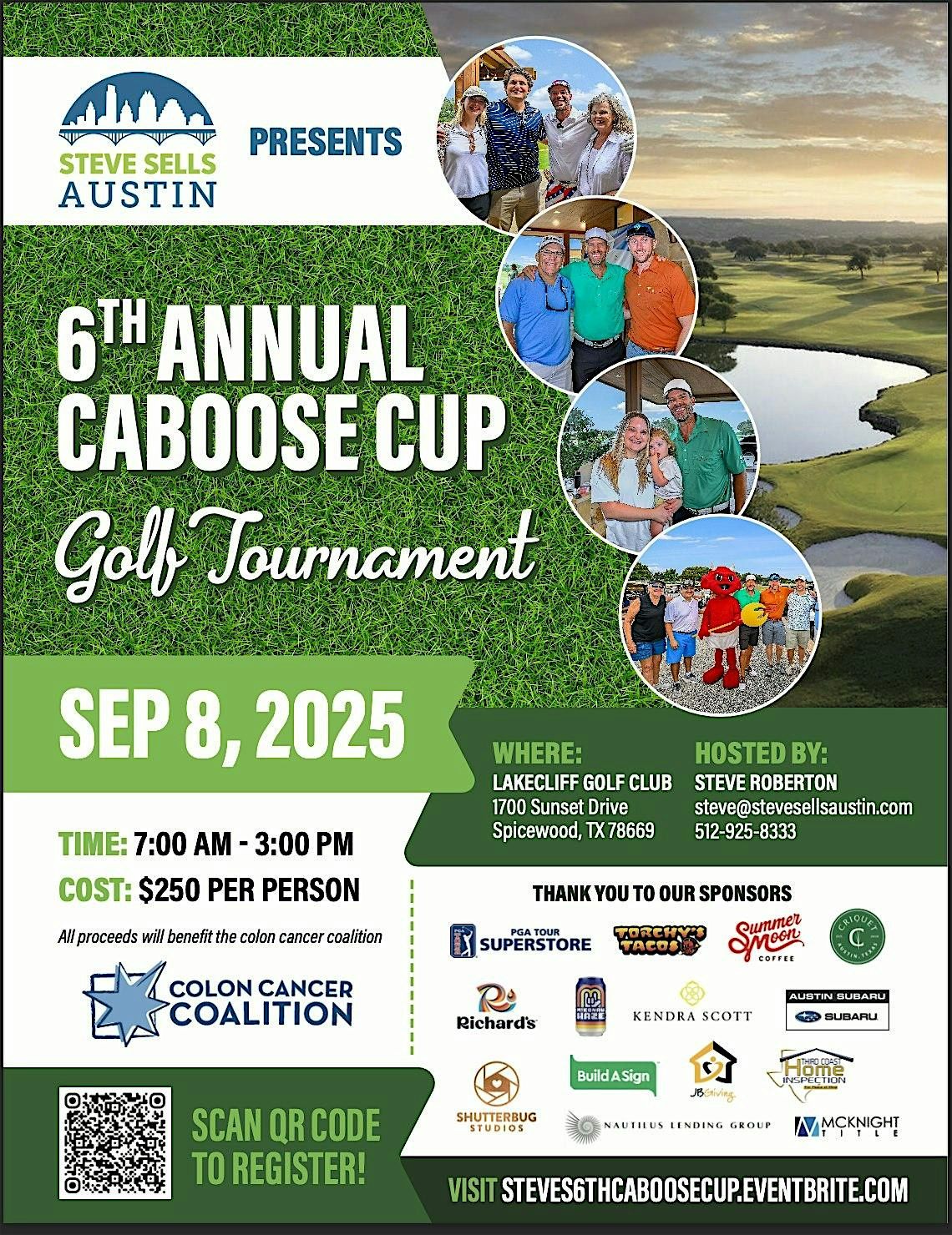Steve's 6th Annual Caboose Cup Fundraiser, 8 September | Event in Spicewood | AllEvents