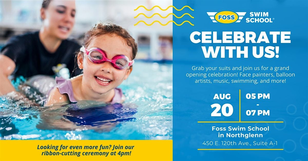 Foss Swim School Grand Opening Party!, 20 August | Event in Northglenn | AllEvents