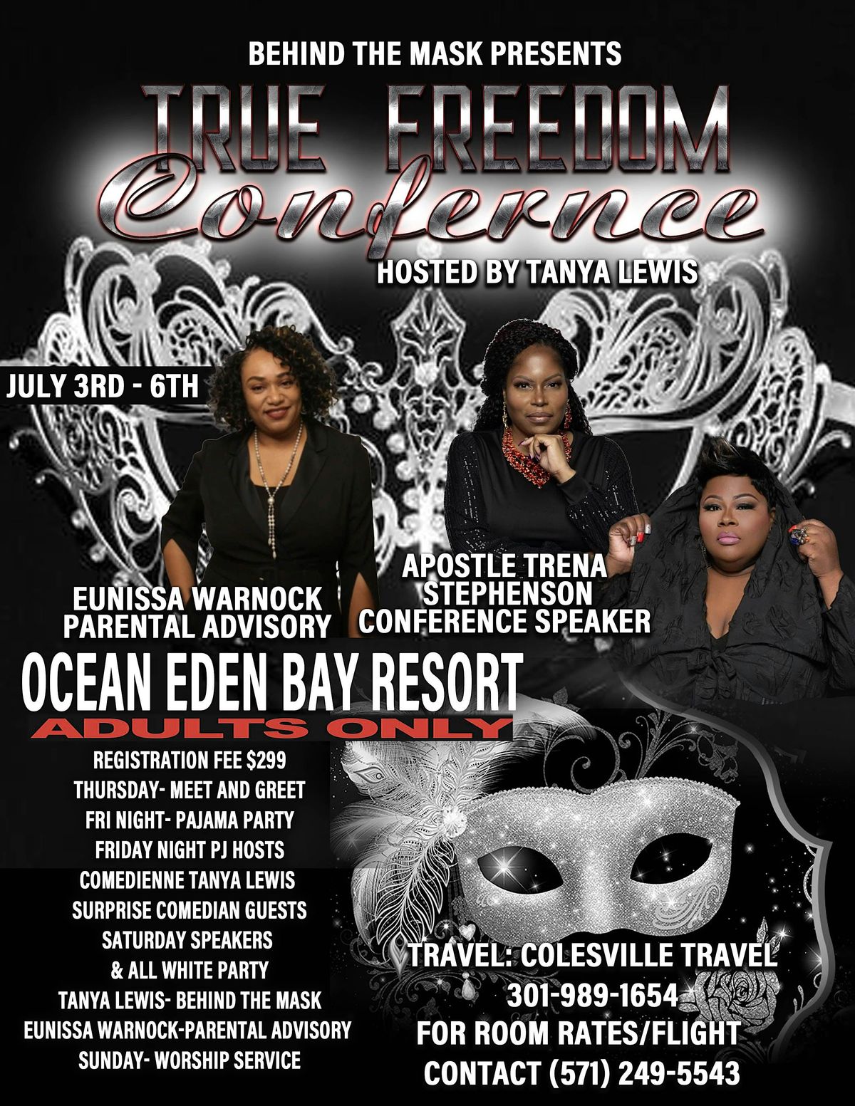 Behind The Masks/ Freedom Conference, 3 July | Event in Montego Bay | AllEvents
