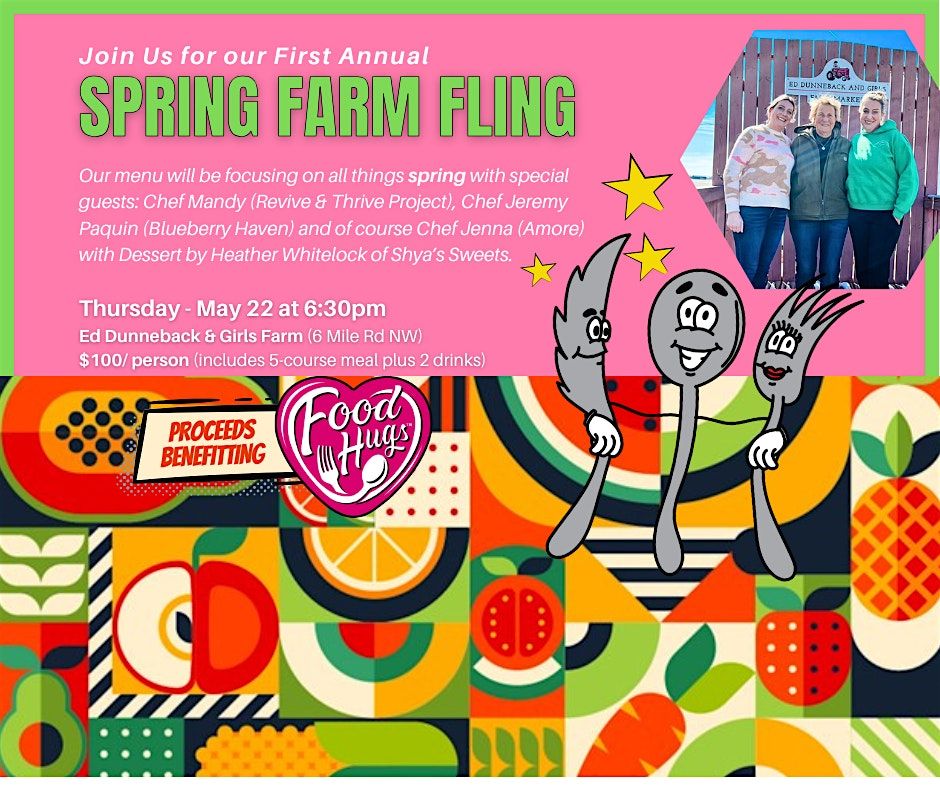 Food Hugs Spring Farm Fling Dinner, 22 May | Event in Grand Rapids | AllEvents