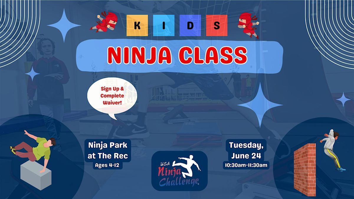 Ninja Class with USA Ninja Challenge in Krugerville Session 2, 18 July | Event in Aubrey | AllEvents