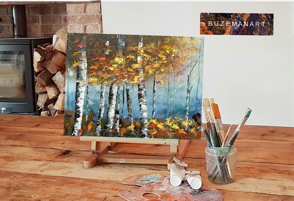 Painting workshop ‘Autumn Forest’ @ Waters’ Edge Visitor Centre, Humberside, 11 October | Event in Barton-upon-Humber