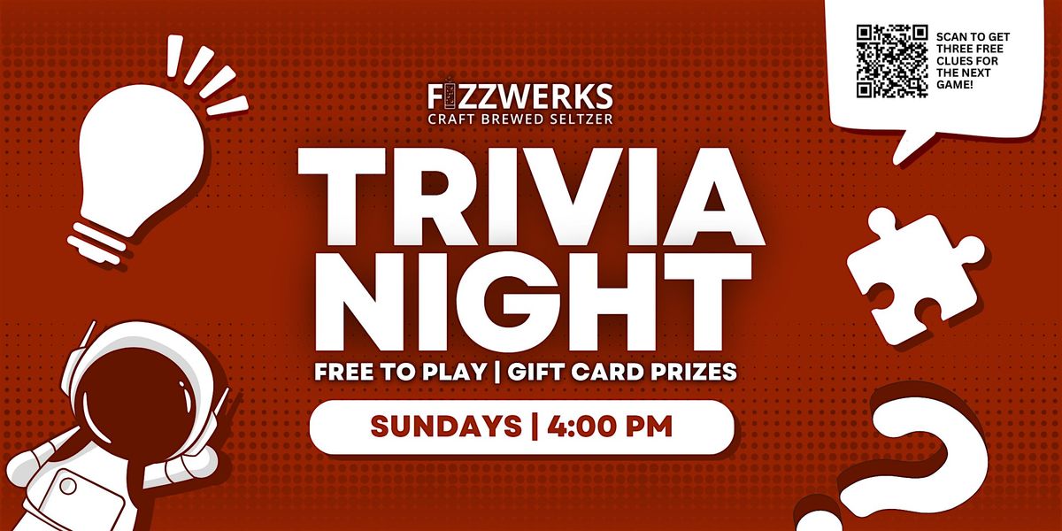 Trivia Night at Fizzwerks | Event in Durham | AllEvents