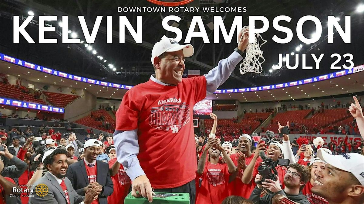 U of H Men’s Basketball Head Coach Kelvin Sampson, 23 July | Event in Houston | AllEvents