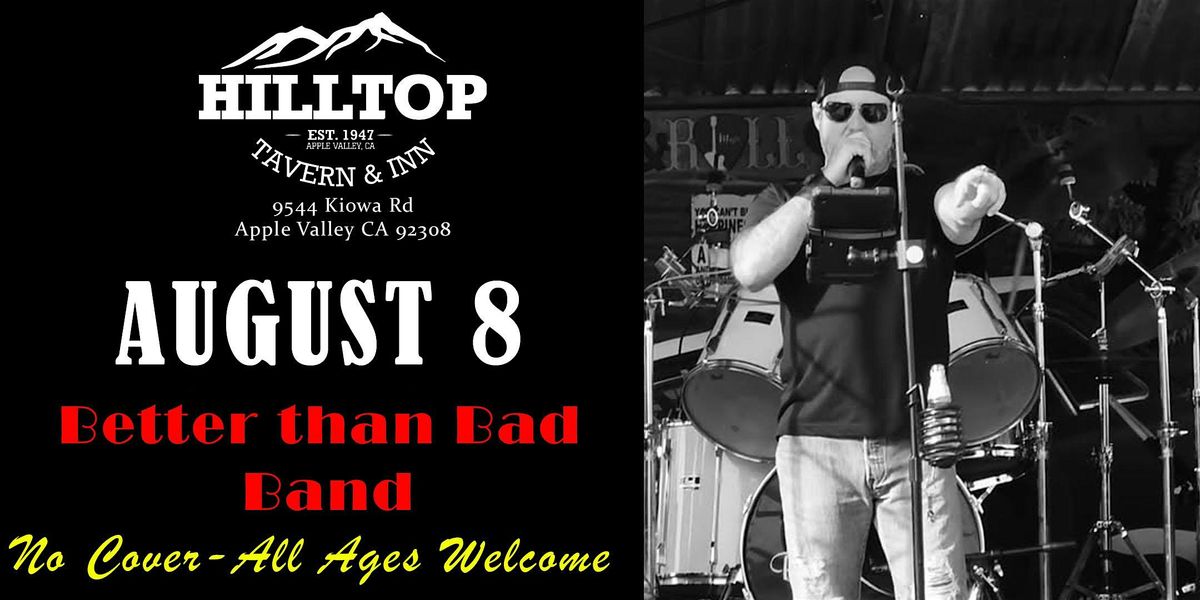Better than Bad Local Band, 8 August | Event in Apple Valley | AllEvents